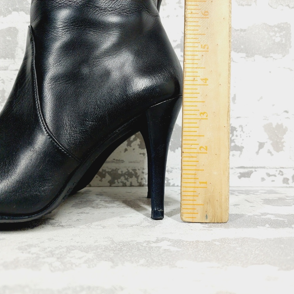 Stuart Weitzman Nappa Leather Stretch Knee High Stiletto Boots F667 - Picture 2 of 16